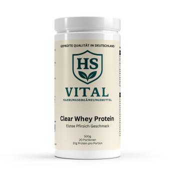 Clear, Whey, Protein, Eistee, Pfirsich